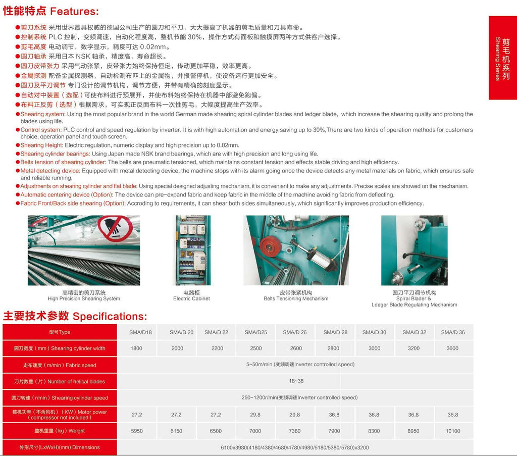 SMA/D Inline Shearing Machine