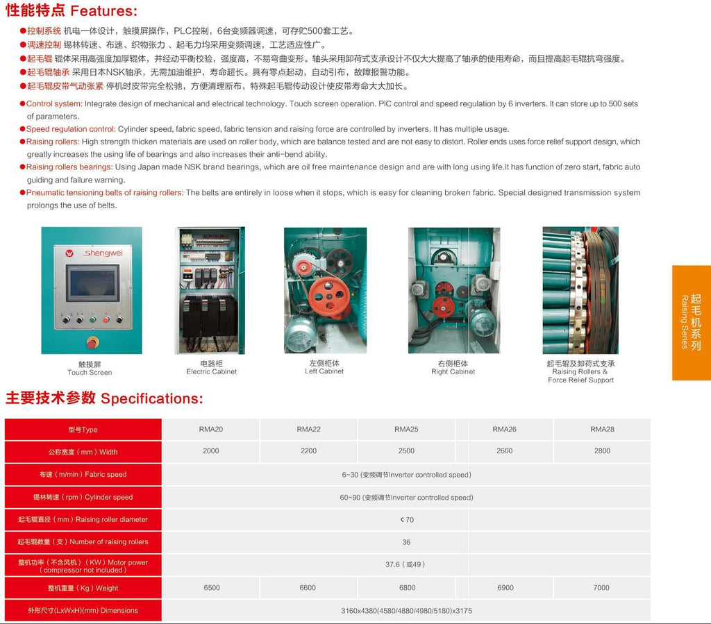 RMA Raising Machine